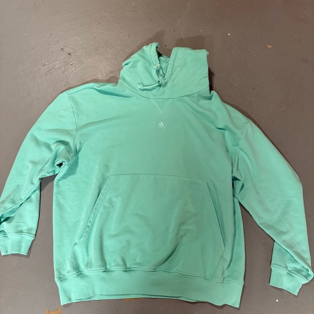 Men's Adidas Teal Hoodie